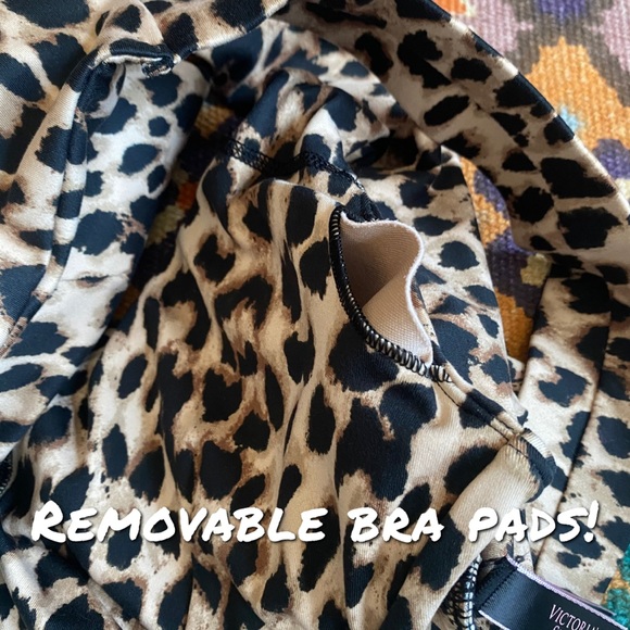 Victoria’s Secret Cheetah Minimum Support Bra w/ renovable pads Large BRAND NEW - Picture 8 of 9
